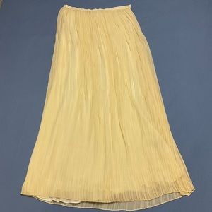 Ralph Lauren Silk Chiffon Amara Maxi Skirt